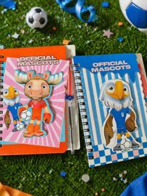 12 Libretitas Mundialistas 3D Con Lapicero $9.5 c/u