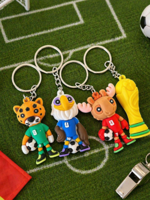 12 Llaveros Mundial Mascotas $6 c/u