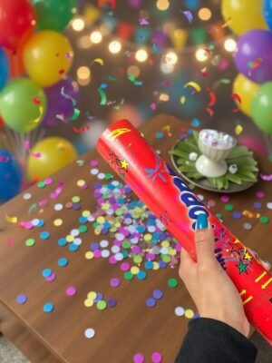 3 Cañon Reventador de Confetti para fiestas 30cm $20 c/u