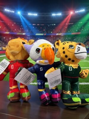 2 Llaveros Mascotas Mundial Peluche $78 c/u